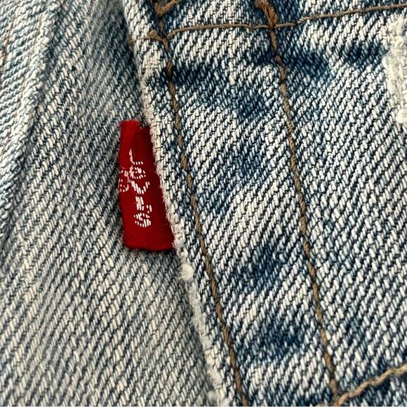 Levi's Reworked Vintage Blue A-Line Mini Skirt XS - Picture 5 of 12